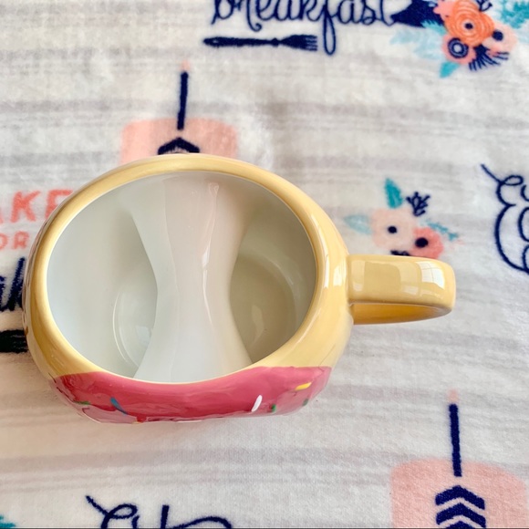 1 LEFT! 🍩 Pink Iced Sprinkled Donut Ceramic Mug - Picture 3 of 5
